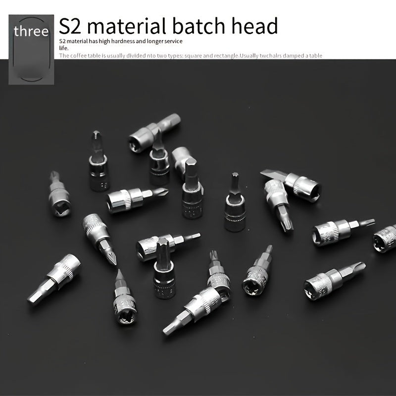 46-Piece Car Repair Tool Set with Spanners Socket Wrench Ratchet Torque Wrench Screwdriver for Cars Bicycles Motorcycles