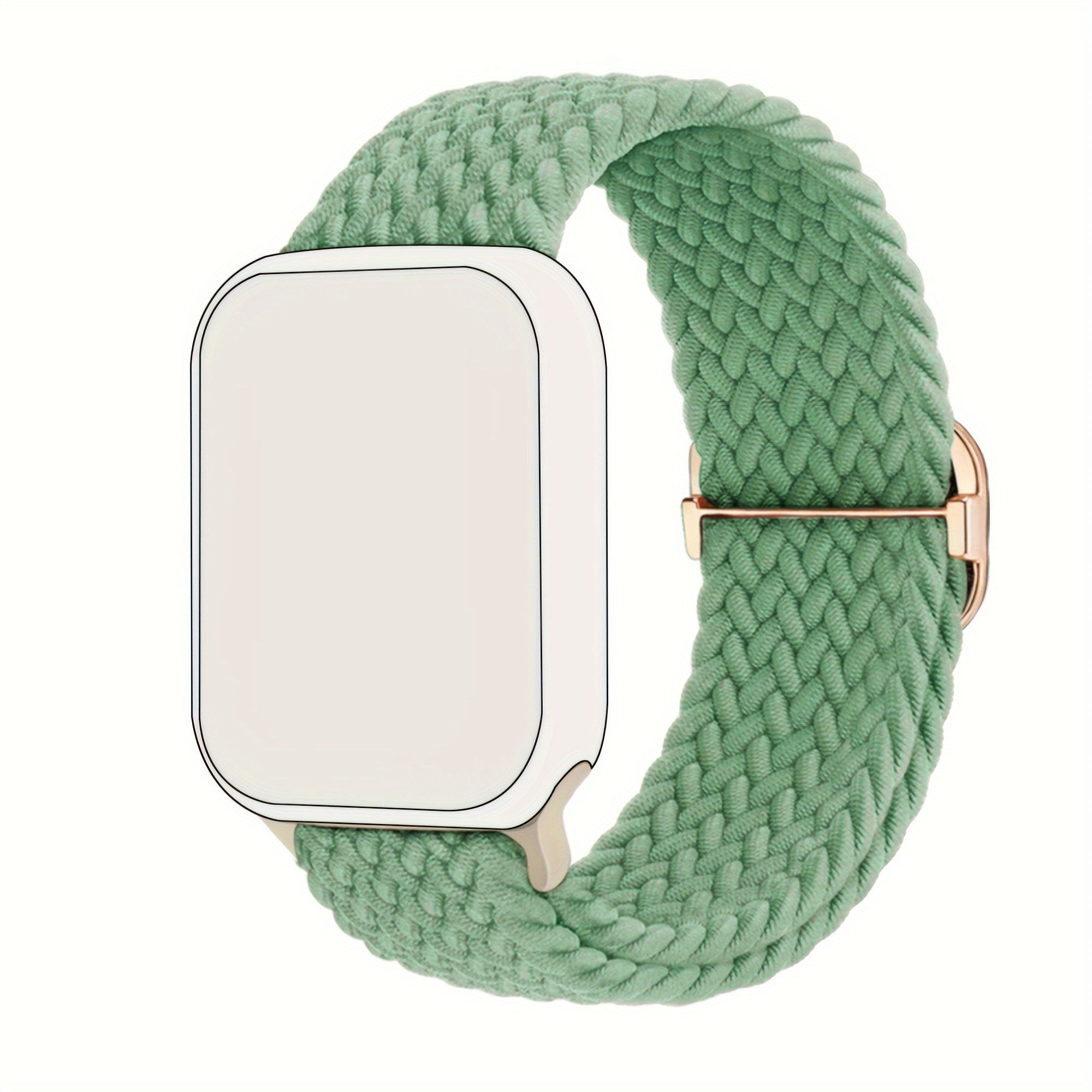 Correa de reloj inteligente trenzada de nylon elástica multicolor para IWatch
