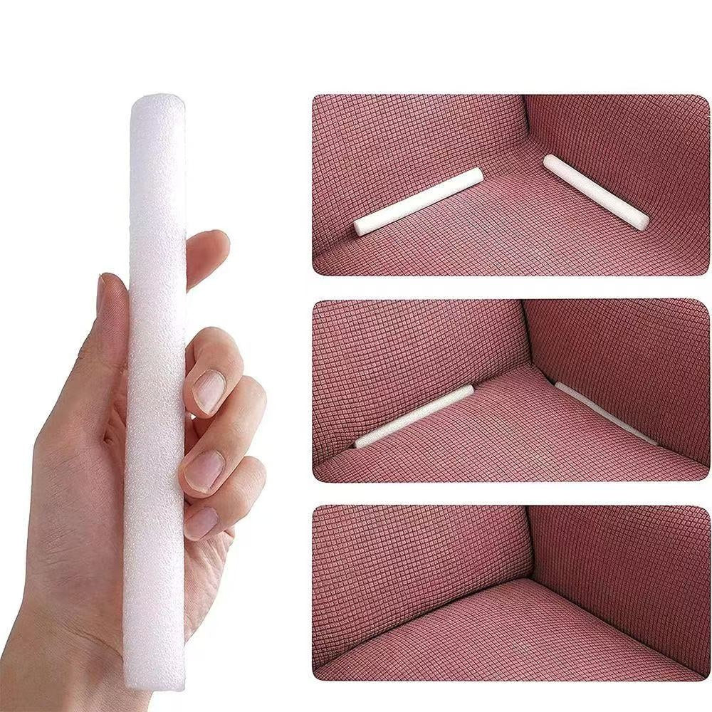 Universal Fit Non-Slip Furniture Cushion Padding White Foam Gap Filler Strip