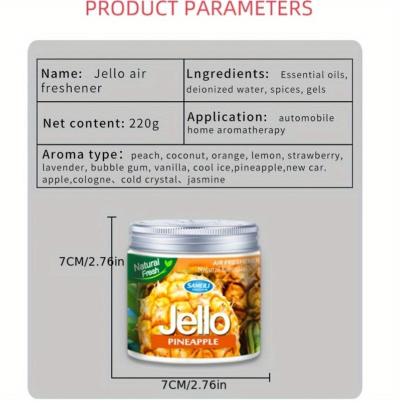 Long-Lasting Car Fragrance Solid for Vehicles, Home, Office Decor