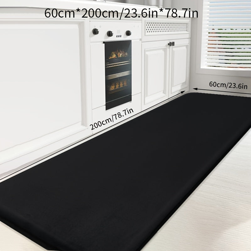 Coral Fleece Non-slip Quick-Drying Bath Mat for Bathroom Kitchen Laundry Bedroom