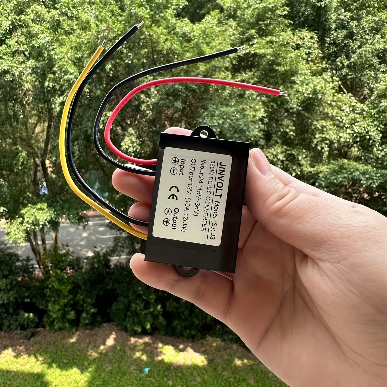 Módulo convertidor buck DC-DC 24V a 12V 10A 120W fuente de alimentación industrial y automotriz