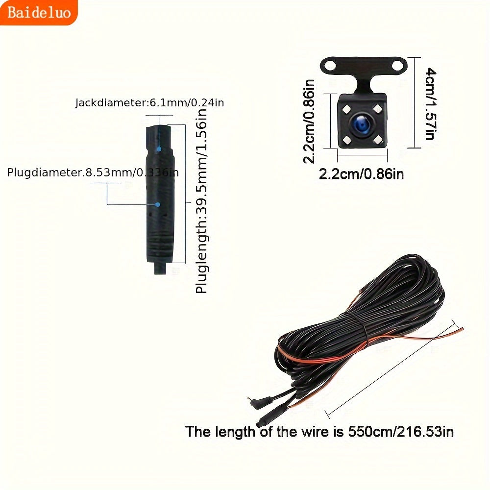 Car Reversing Camera HD Night Vision LED Rearview Backup Lens for Cars