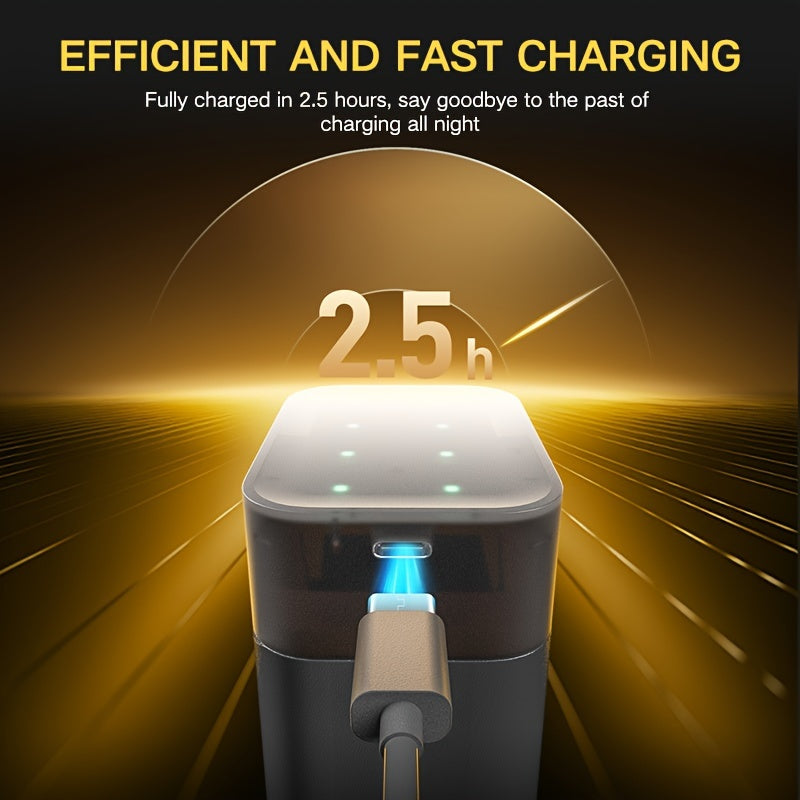 8-Pack Rechargeable AA Lithium Polymer Batteries with Smart Charger and Storage Case