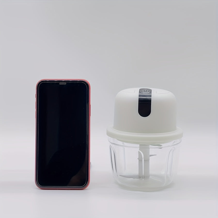 350МЛ USB Беспроводной Электрический Нарезчик для Еды Мини Чесночный Мельничка Перец Чили Орех Мясорубка