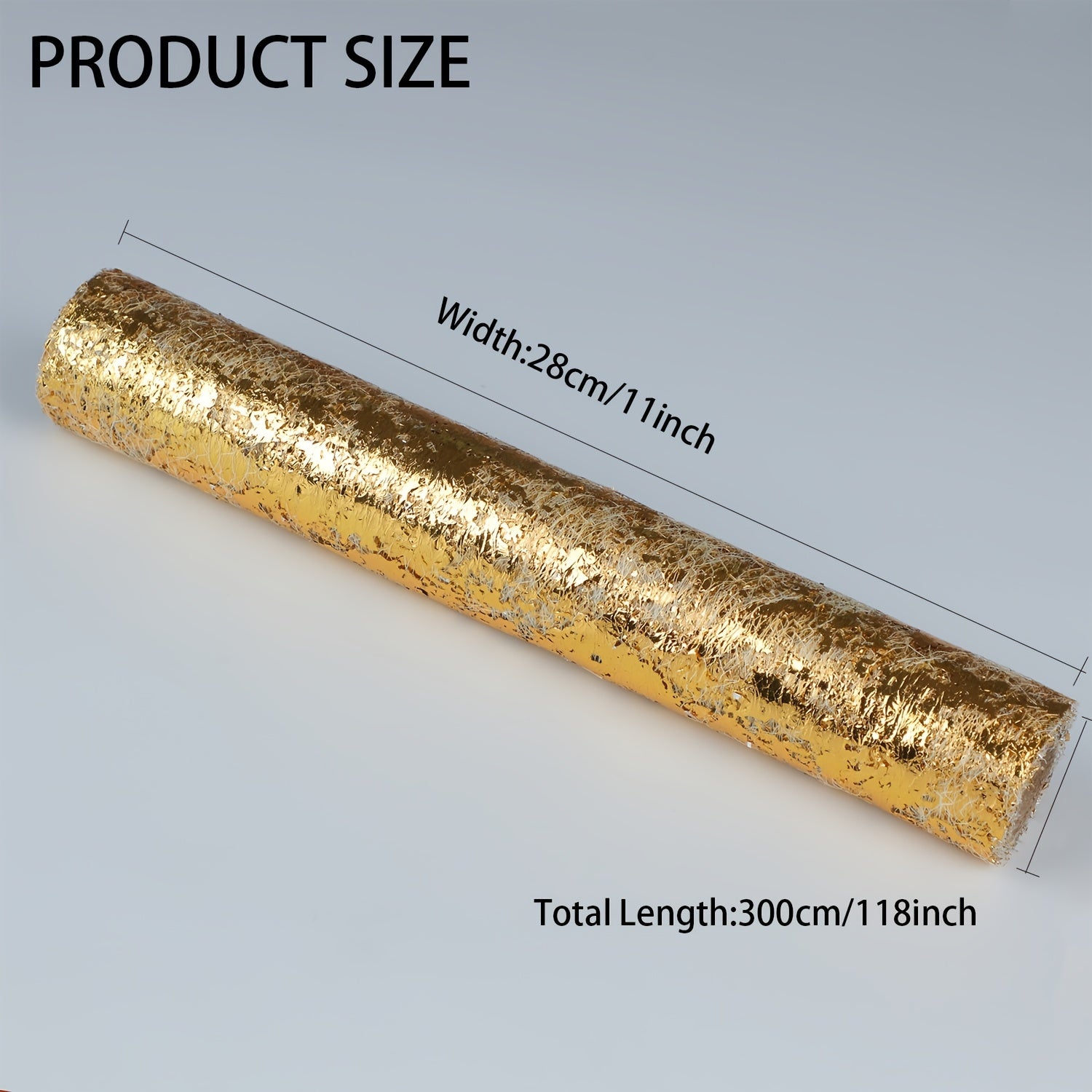 Металлическая полиэстеровая сетка для стола 27,94 x 304,8 см для свадеб и праздников