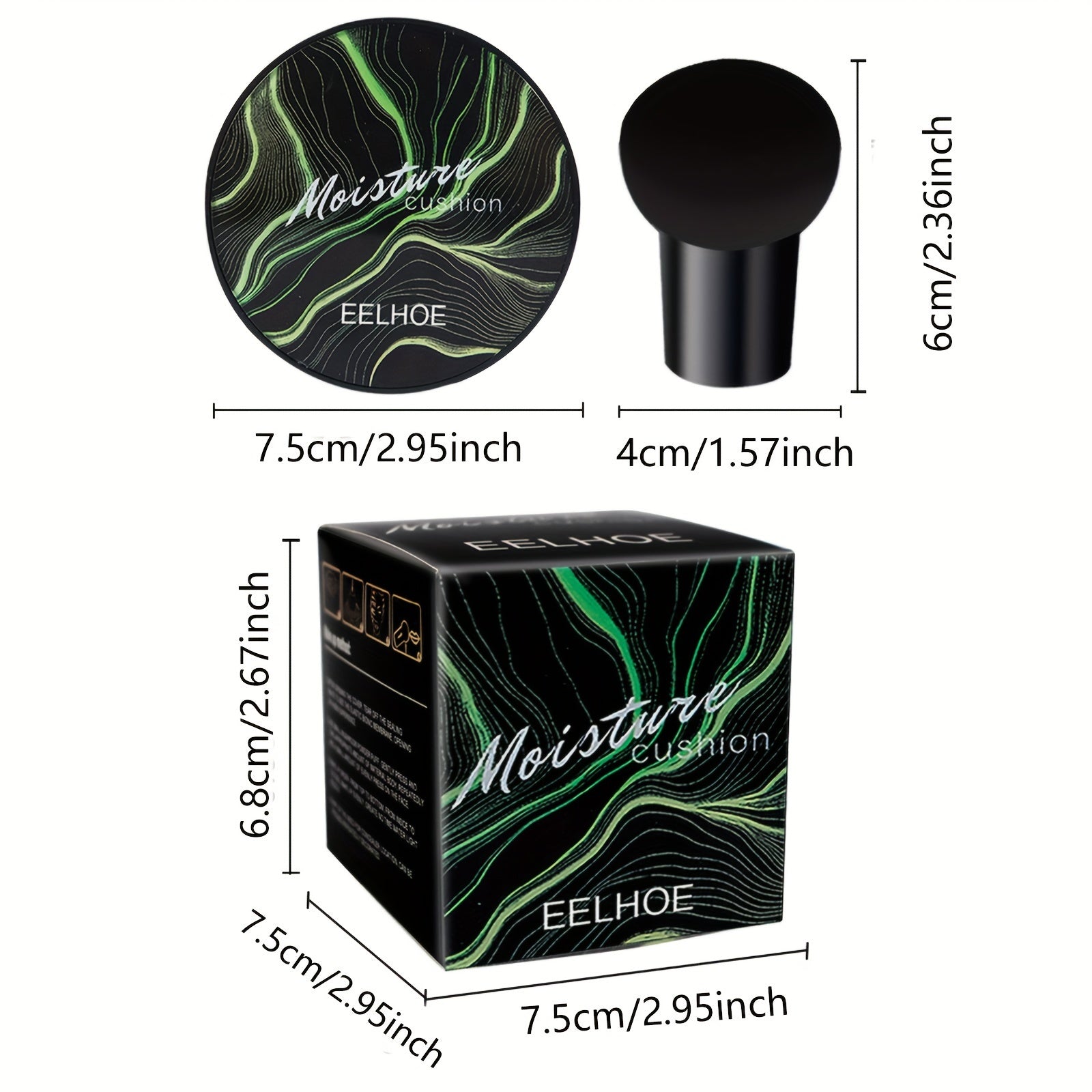 Women Moisturizing BB Cream Liquid Base Concealer Air Cushion Flawless