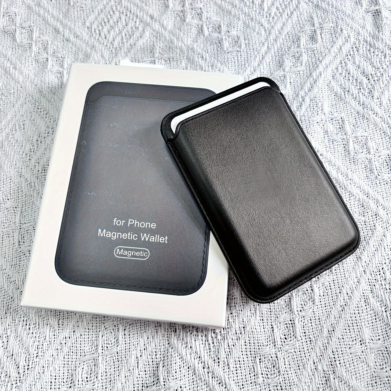 Magnetic Phone Wallet with Card Holder for iPhone 12-16 Pro Max TPU Shell Accessory