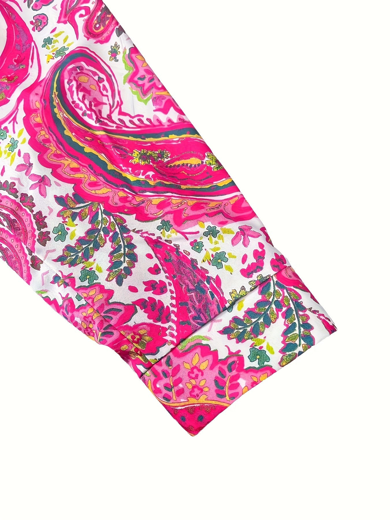 Women's Floral Print Long Sleeve Shirt Polyester Casual Washable