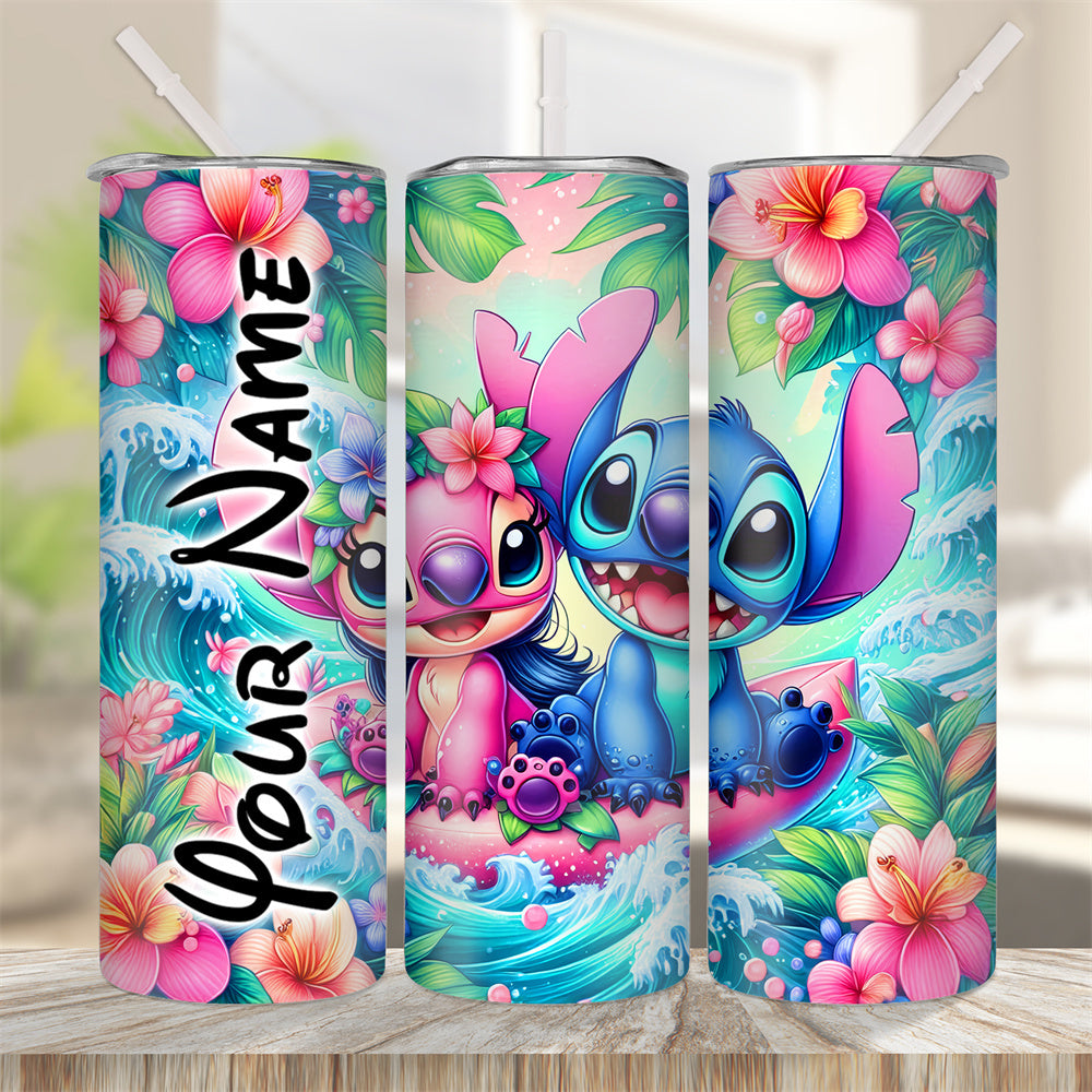Personalized Cartoon Character Stainless Steel Travel Mug Leak Proof BPA Free Hot Cold Insulated Gift for Climbing Sports