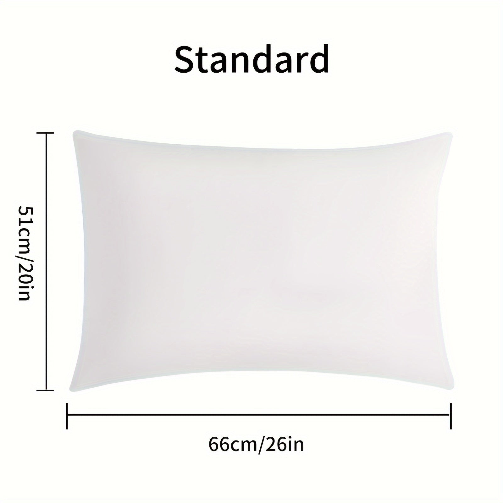 Two Pack Brushed Cloth Pillowcases 90gsm Soft Durable Bedding Set