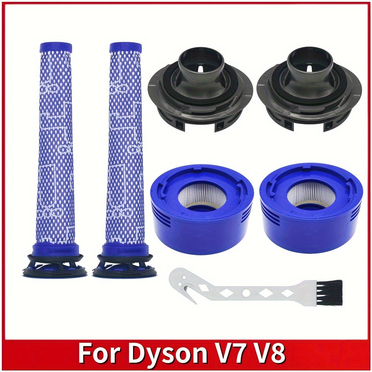 Dyson V7 V8 Trigger Animal changyutgichi uchun Motor Orqa Qopqoq Hepa Post Filtrlari, O'rnini bosuvchi qismlar