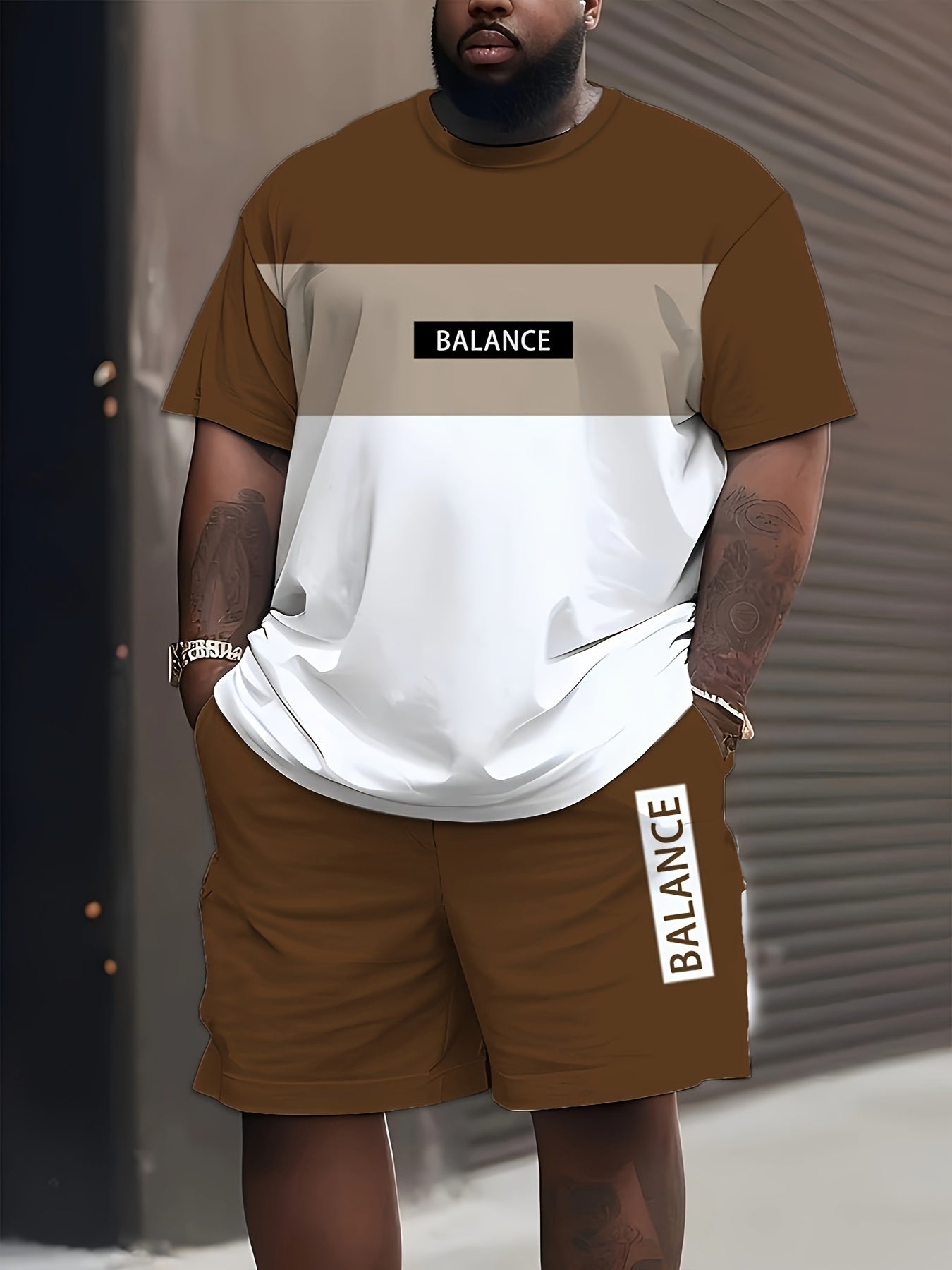 Мужской яркий спортивный костюм с узором для весны и лета, толстовка и спортивные штаны