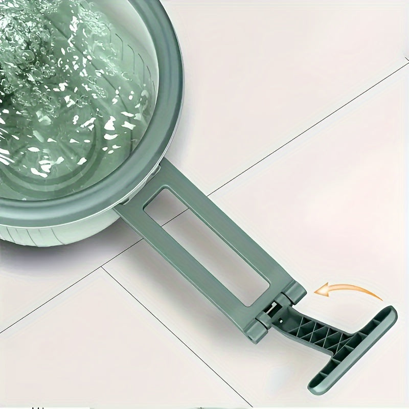 Metall Spin Mop to'plami va chelak - Qo'l bilan bosilgan ikki harakatli tizim - Turli xil quruq va nam mop, yashash joylari, yotoq xonalari, hammomlar va oshxonalarni tozalash uchun