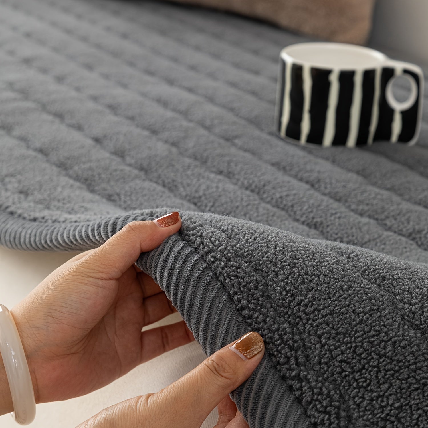 Bohemian Style Washable Pet-Friendly Non-Slip Sofa Cover for Living Room and Office