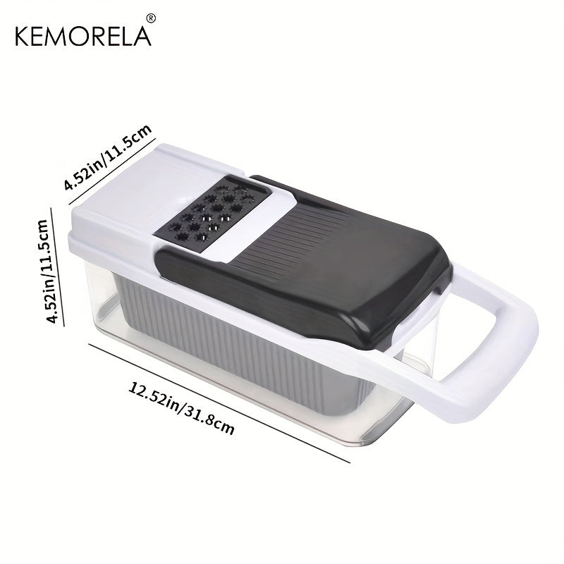 22-in-1 Vegetable Chopper and Fruit Slicer with Stainless Steel Blades