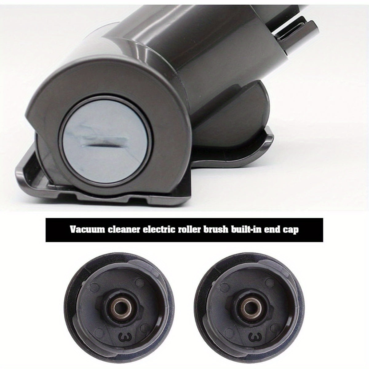 2pcs Electric Roller Brush End Cap Accessories for Dyson V6 DC59 DC62 Vacuum