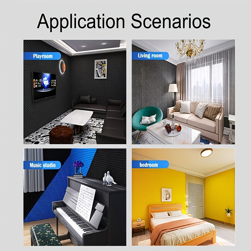 High-Density Black Foam Insulation Roll 50.04cm x 2.01cm x 152.4cm Waterproof Soundproof Noise Reduction