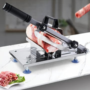 Stainless Steel Manual Meat Slicer for Meats Cheese Bread Adjustable Thickness
