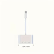 Lector de tarjetas SD USB-C 3 en 1, transferencia de datos de alta velocidad, compatible con MacBook, iPad Pro, Galaxy S10, Dell XPS