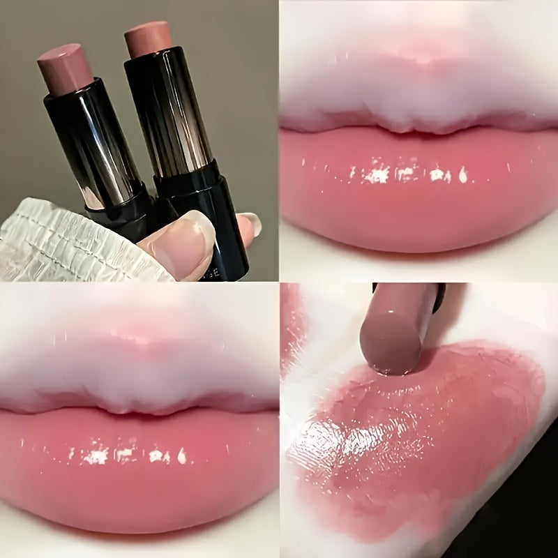 Bálsamo labial hidratante con color para mujer, hidratante, a prueba de agua y de manchas