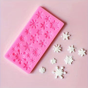 Silicone Snowflake Mold Set for Baking Cake Decorating Chocolate Crafts