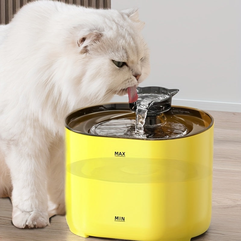 2.2L Cat Water Fountain Ultra Quiet USB Powered with Cat-Shaped Spout