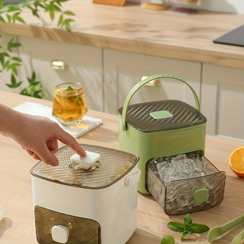 Large Ice Cube Tray 48 Grid Food Grade Plastic Refrigerator Cubes