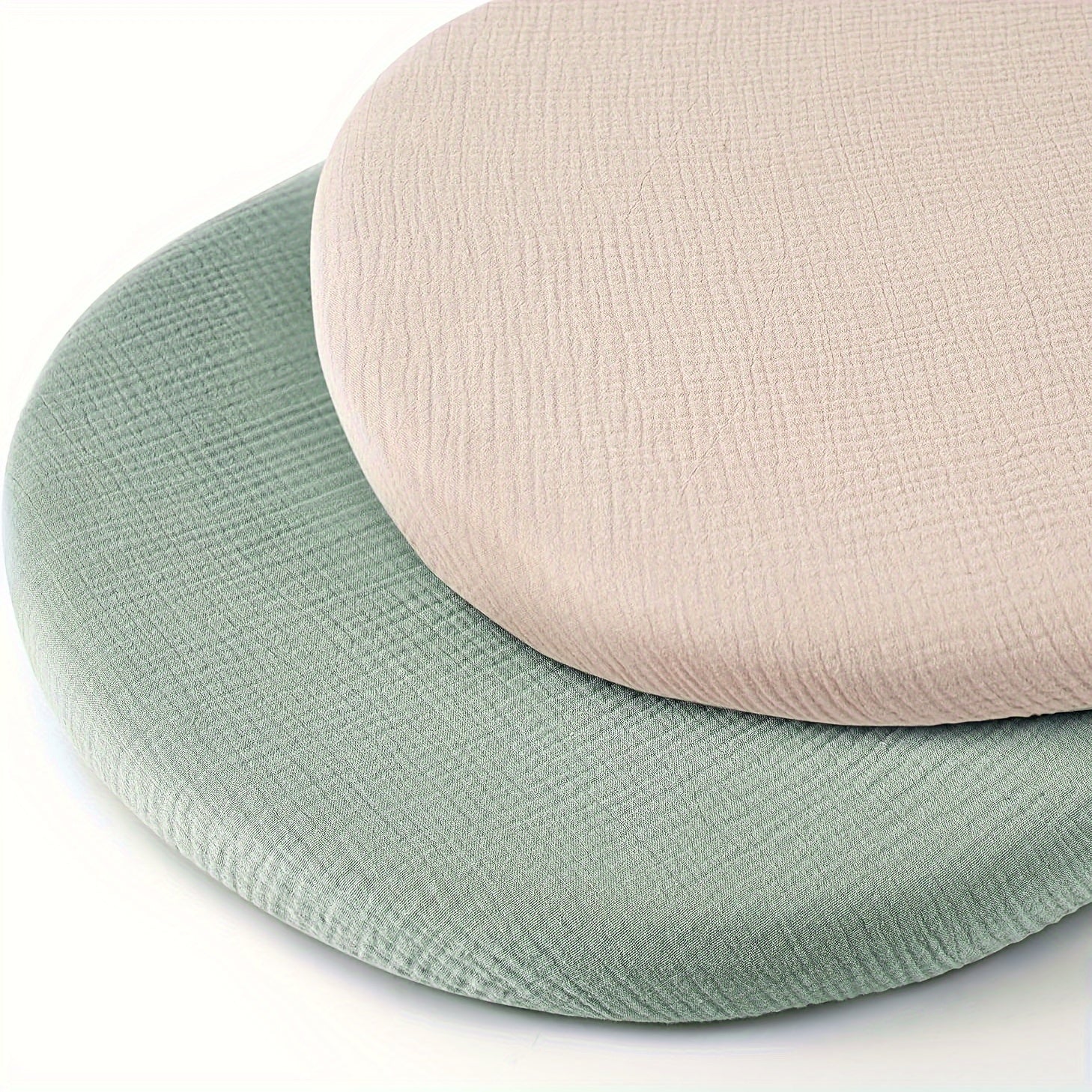 Set of 2 Muslim Crib Sheets 83.82x43.18 cm Soft Breathable Cotton