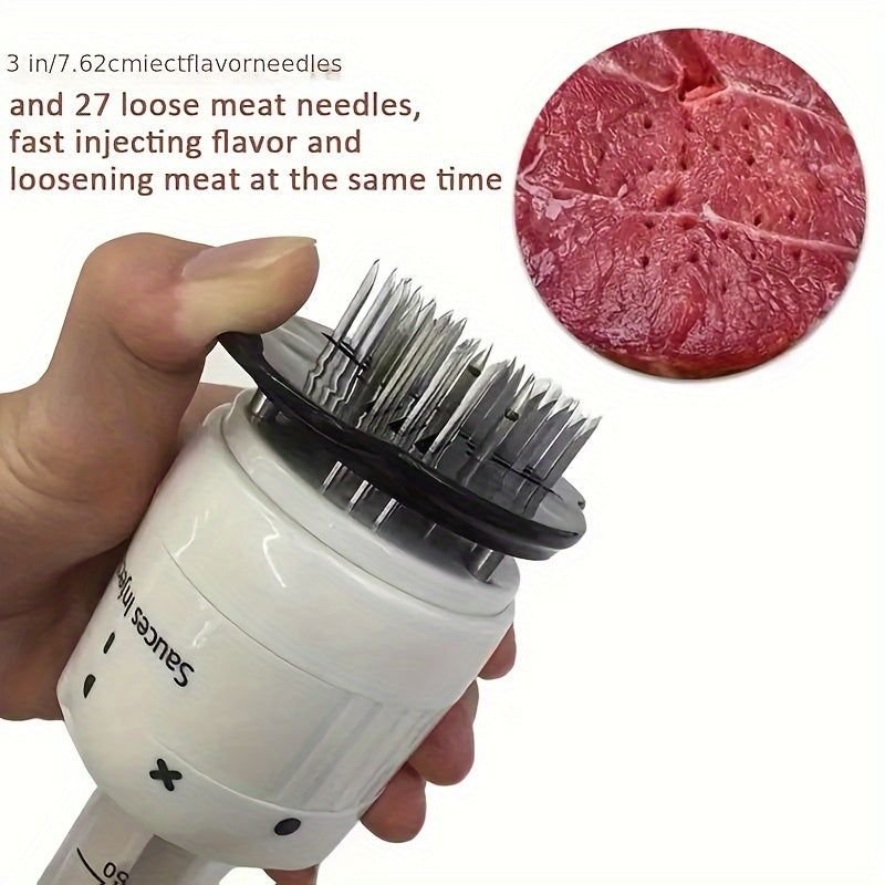 Meat Injector Kit for Tenderizing and Flavoring Steaks, 1 Piece