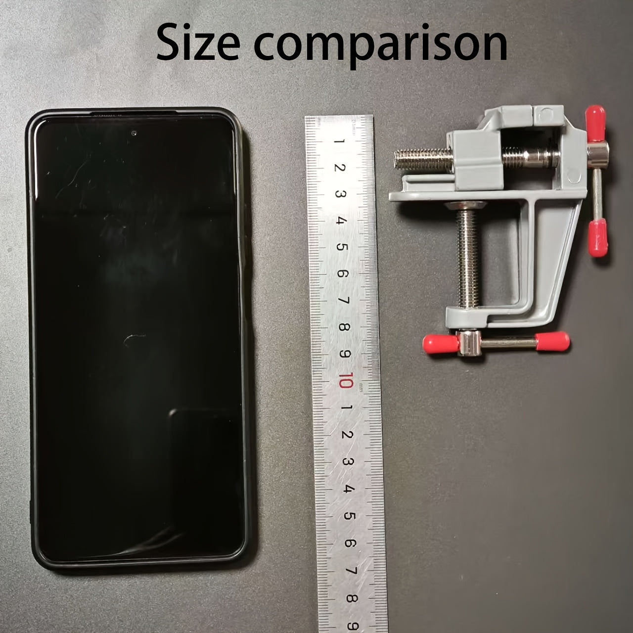 Mini Aluminum Alloy Bench Vise Small Table Clamp for Woodworking Jewelry Crafting