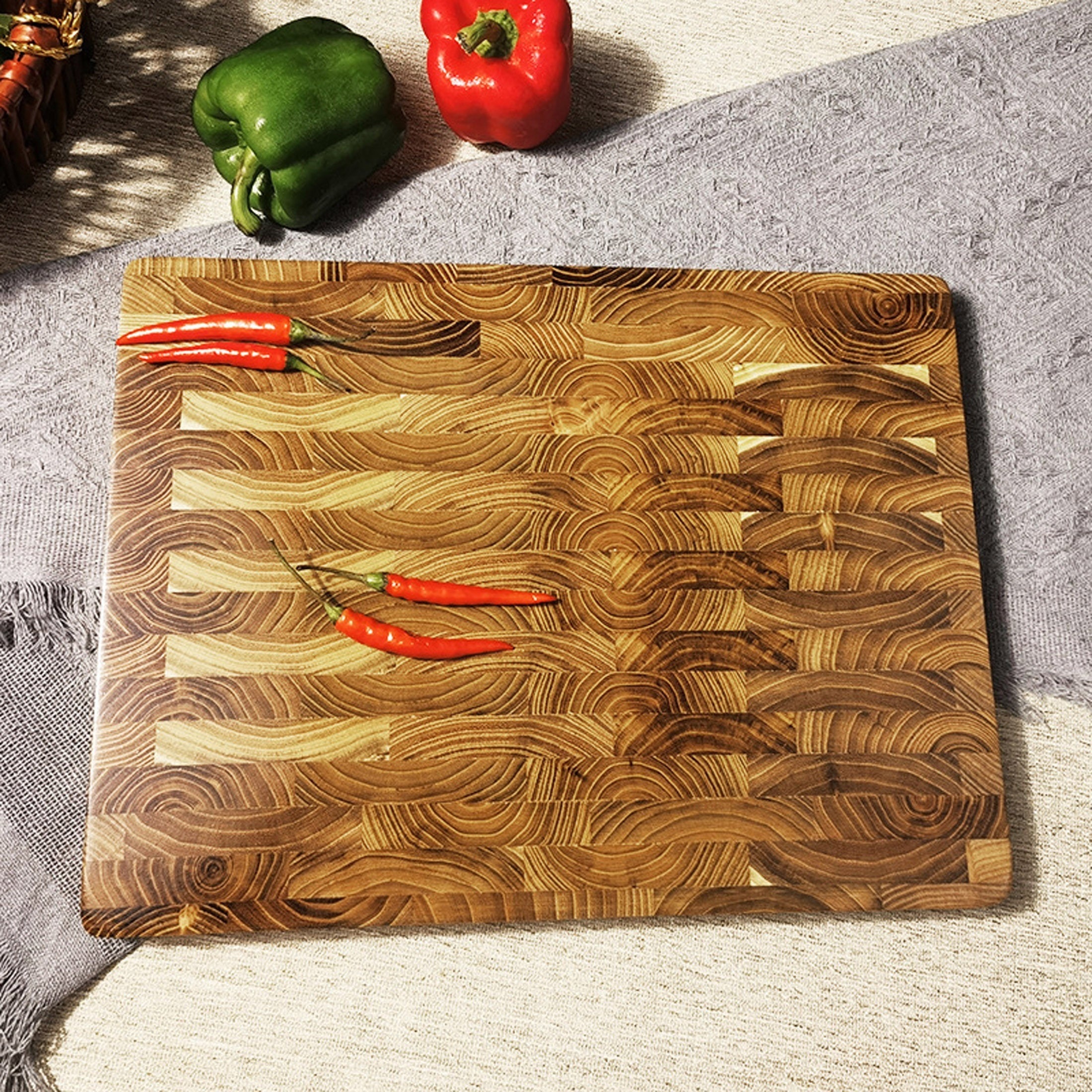 Teak Cutting Board for Kitchen, Durable Wooden Chopping Board for Cooking