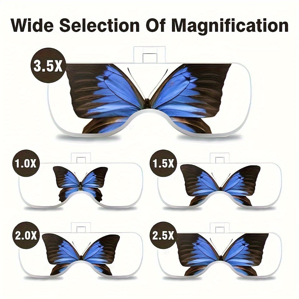 CIICII Boshni kattalashtiruvchi - 5 ta almashtiriladigan zoom darajalari (1.0X-3.5X) bilan LED kattalashtiruvchi shisha, ABS material, batareya bilan ishlaydi, yaqin ishlar, o'qish, zargarlikni tekshirish va sanoat uchun.