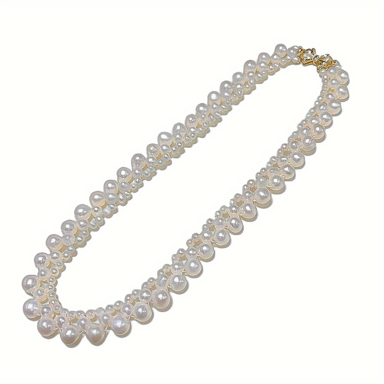 Pearl Necklace for Women Freshwater Pearl Jewelry Elegant Gift for Mother's Day