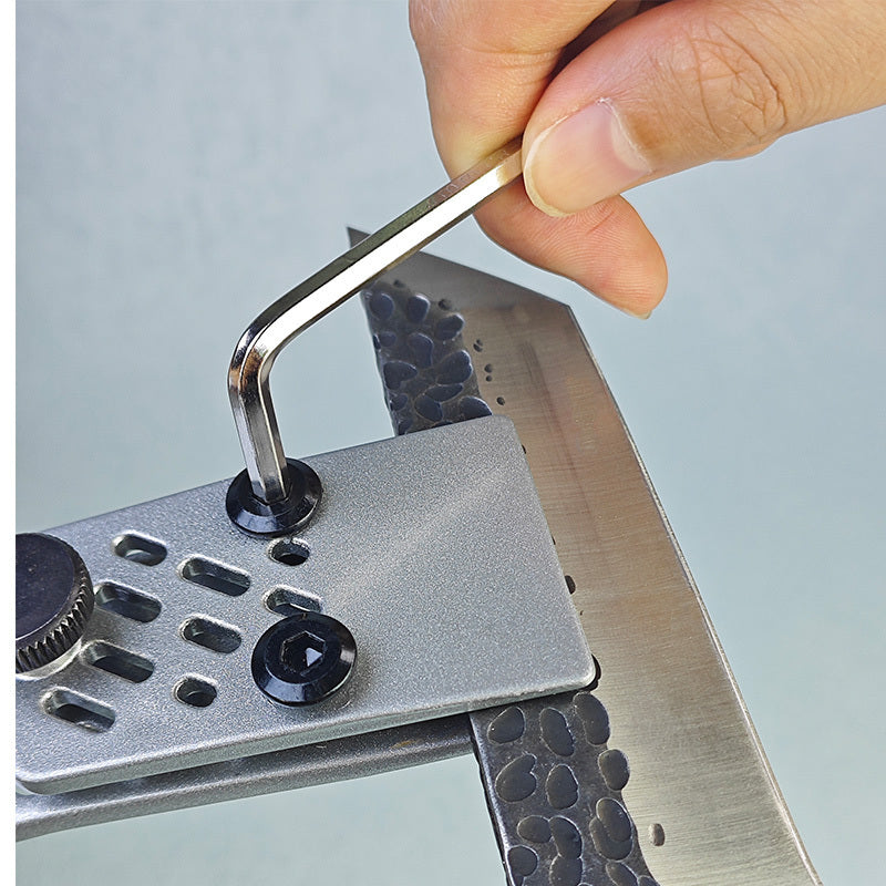 Angle Fixed Knife Sharpener System with Diamond Whetstone and Guide for Kitchen and Woodworking Tools