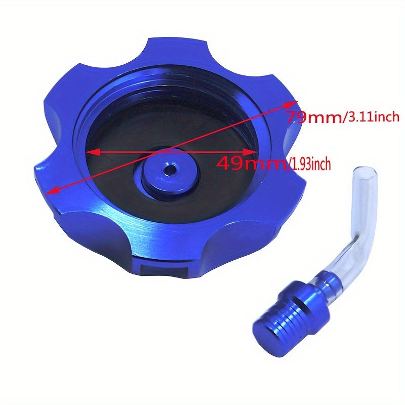 Aluminum Gas Fuel Tank Cap Cover Vent Valve for 49mm ATV Dirt Bike