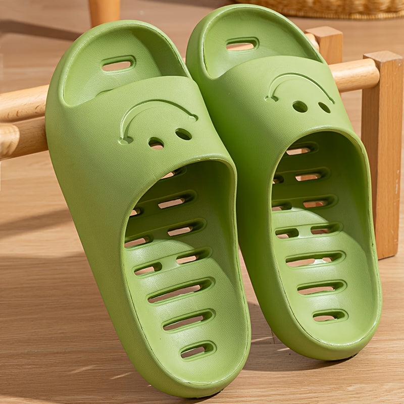 Women Soft EVA T-Strap Slides for Beach and Indoor Use in Pastel Colors