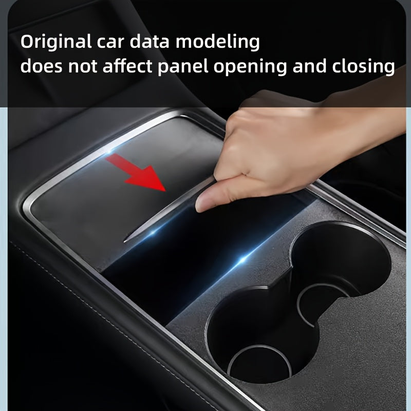 Center Console Protective Film PU Leather Cover for Tesla Model 3/Y