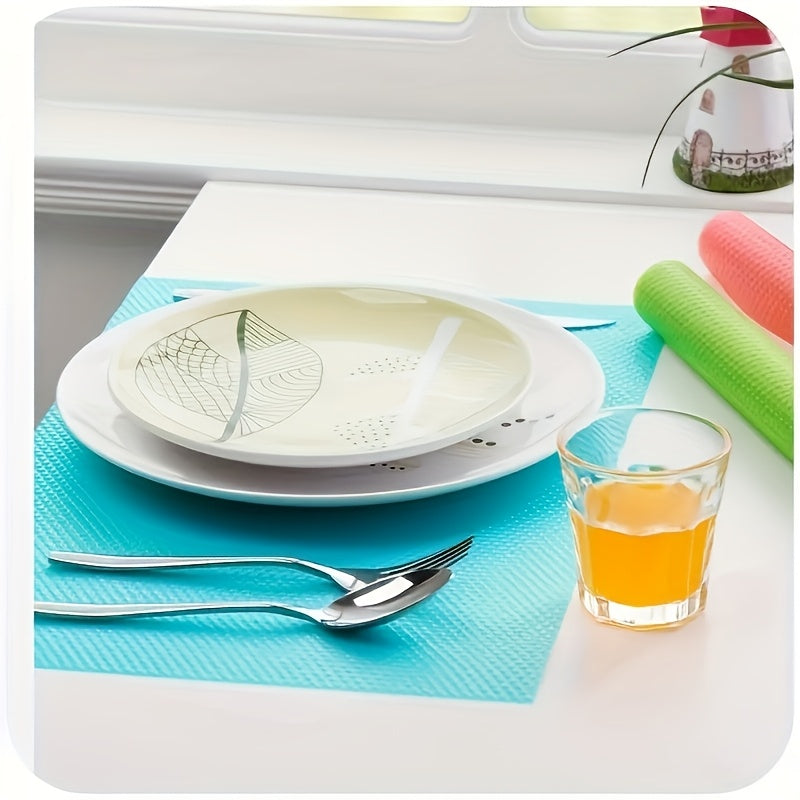 Refrigerator Shelf Liners Washable Protectors for Freezer and Fridge