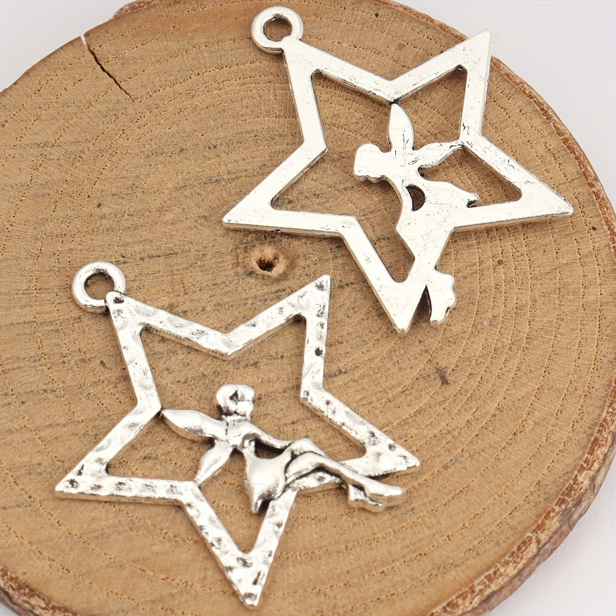 Vintage Angel Pendants Set of 50+ Gold and Silver for Jewelry Making and Crafts