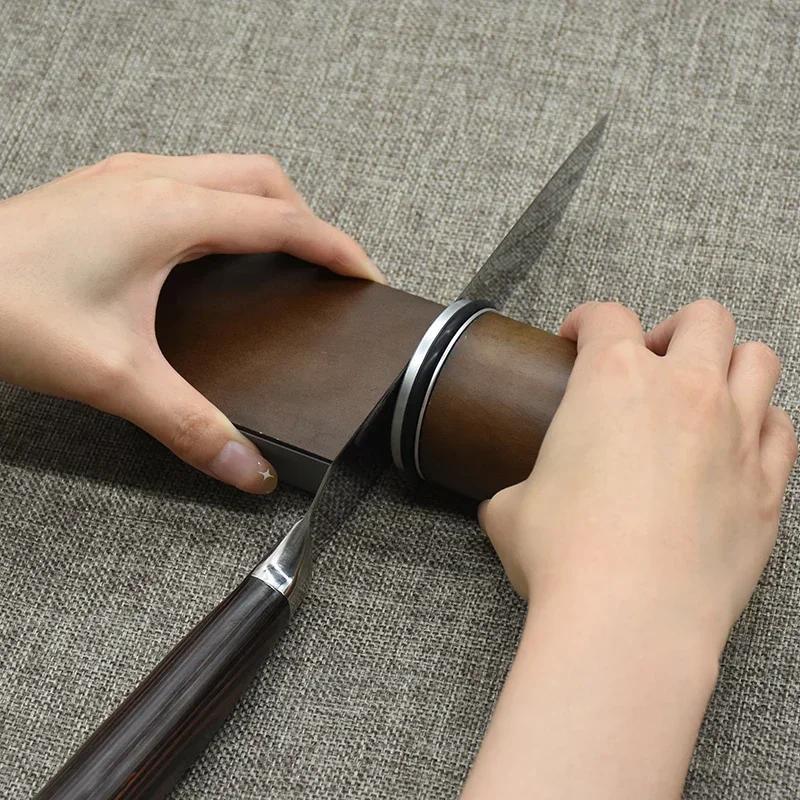 Diamond Agate Knife Sharpener Manual 4-Angle Magnetic Fixed Blade Kitchen Tool