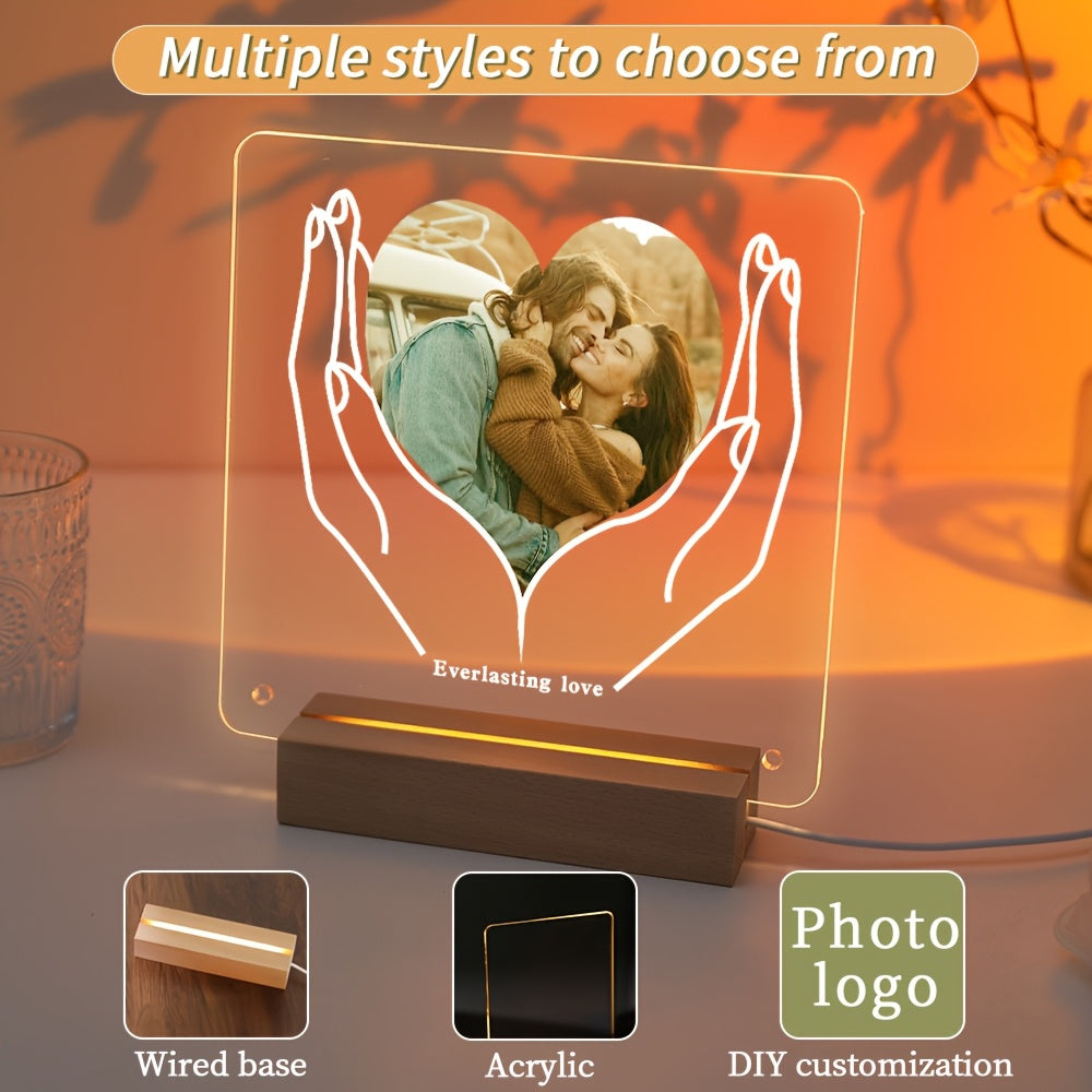 Customized Acrylic Photo Frame for Pets Family and Loved Ones Gift