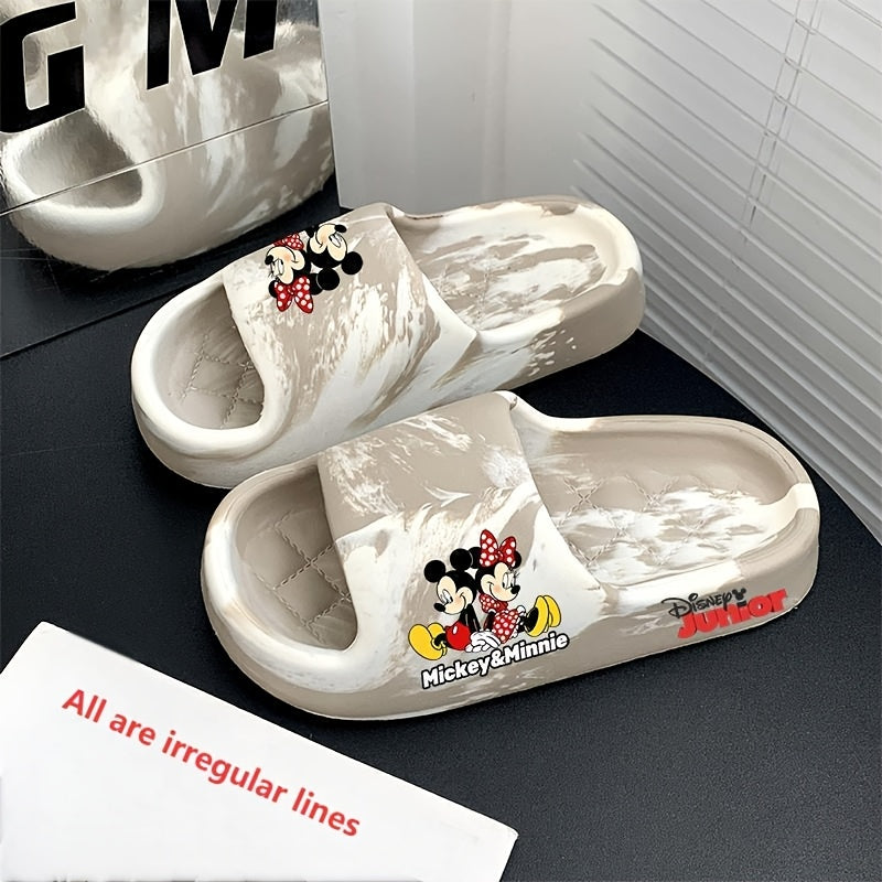 Women's Camouflage Soft Indoor Outdoor Slip-On Slippers with Non-Slip Soles