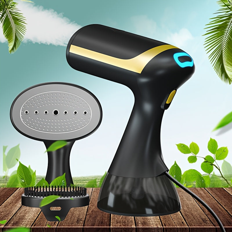 Vaporizador portátil de prendas con depósito de agua extraíble para eliminar arrugas