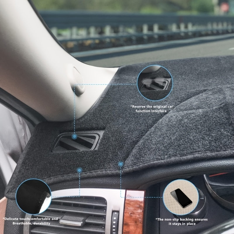 Center Console Dash Mat Protector Sunshield Cover for Chevy GMC SUV