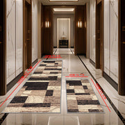 Lyuks kristal velur yurgizuvchi gilam 6mm qalinlikda, sirpanmaydigan, dog'ga chidamli, kulrang