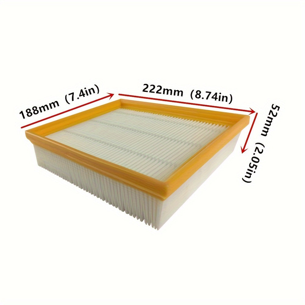 Filtro HEPA de papel plisado de reemplazo con espuma para aspiradora húmeda y seca, 1 paquete