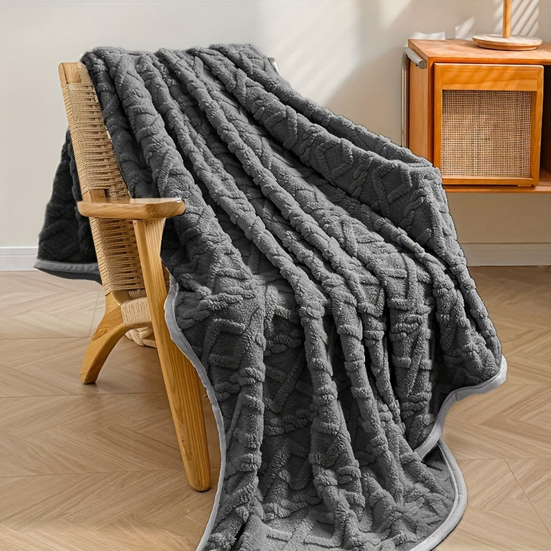 Soft Fleece Throw Blanket for Couch Bed or Chair Cozy Warm Winter Use