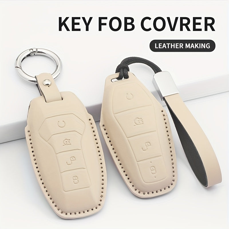 PU Leather Key Case for 25 Car Models Compatible with D9 Z9 Seagull