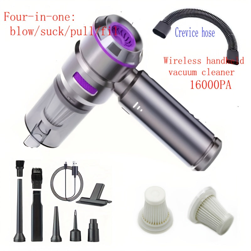 Aspiradora de coche inalámbrica portátil con pantalla de energía